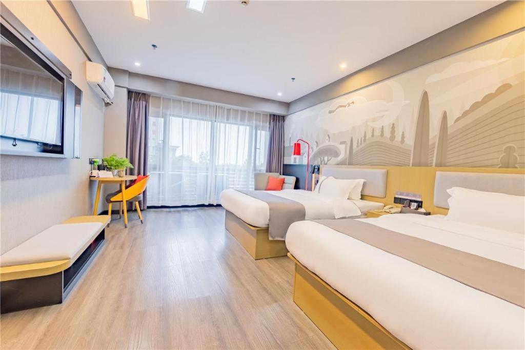 Thank Inn Hotel Hubei Wuhan Caidian Zhong Fa Xincheng Tongji Luaran gambar